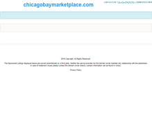Tablet Screenshot of chicagobaymarketplace.com
